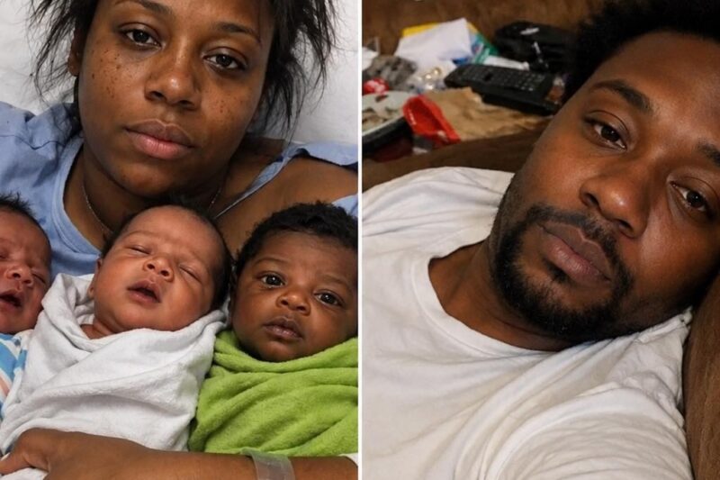 I Came Home With Newborn Triplets… and My Husband Was Angry About the Mess