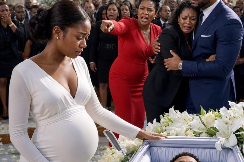My husband had been in his coffin only a few hours when my mother-in-law demanded our house keys. “Pack your bags, incubator,” she sneered, tossing a f3ke paternity test onto the coffin. “My son’s millions belong to his real family.” My husband’s lawyer entered with a projector. Then my husband’s face appeared on screen, and his first sentence made my mother-in-law collapse.