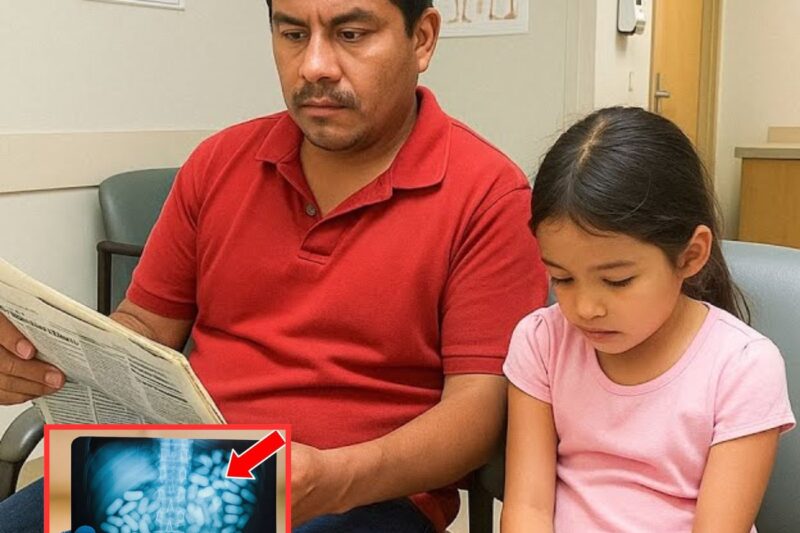 Girl Acts Nervous Around Dad in Waiting Area, Doctor Takes X-Ray and Calls 911 Immediately! 