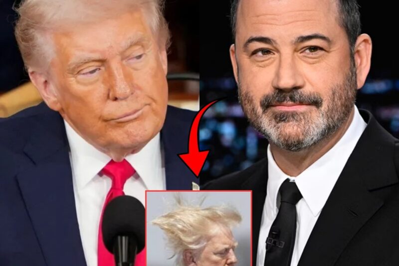 That Time Jimmy Kimmel Caught Donald Trump Off Guard… and Even His Hair Couldn’t Stay Still 😆
