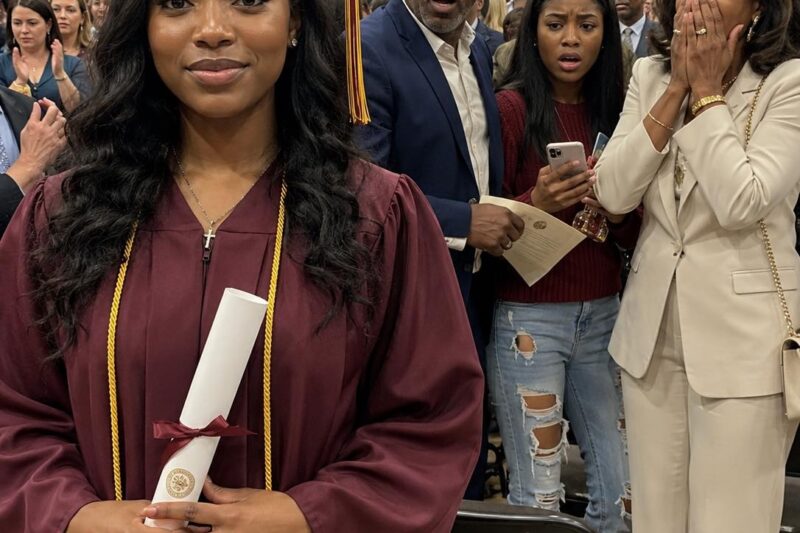 My parents told me to take the bus to my Harvard graduation because they were too busy buying my sister a brand-new Tesla, but when they finally showed up expecting to watch me quietly walk across the stage and go back to celebrating her, the dean took the mic, said my name, and my father dropped his program as the whole crowd learned what I had built while they were busy acting like I was never the child worth showing up for.