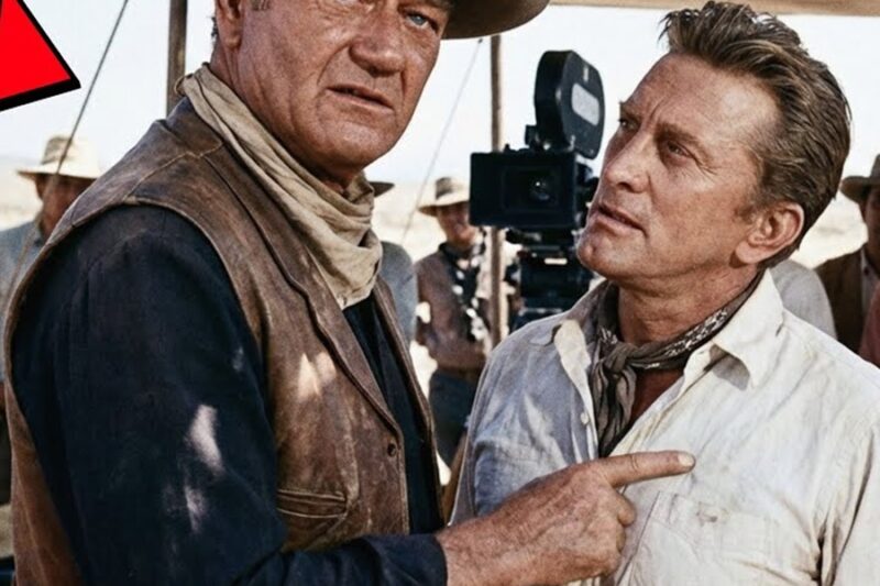 When Kirk Douglas Showed Up Late, John Wayne’s Response Shocked Everyone