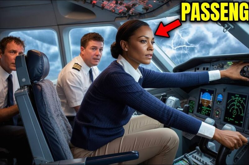 She Was Only a Passenger — But When the Plane Failed, Even the Pilots Watched Her Take Control.!