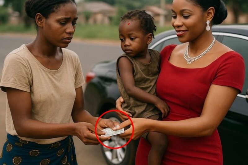 A poor woman sold her daughter to a barren billionaire woman for money.