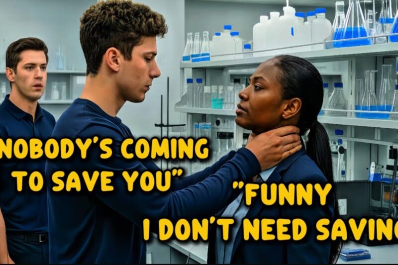 Racist Bully Grabs Black Teacher’s Throat In Lab—Unaware She Had a Military Past That Would End Him