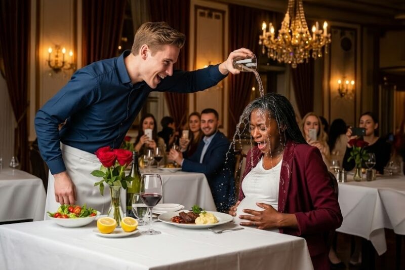 Waiter Threw Water at Pregnant Black Woman— Then Found Out Her Husband Owned the Entire Hotel Chain 
