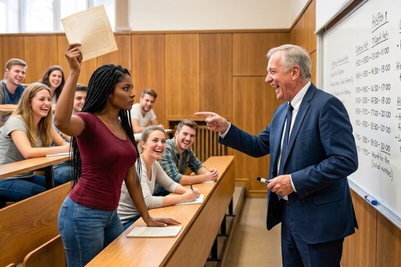 “Translate This And I’ll Quit!” Professor Mocked Student—Froze When She Replied In Perfect Latin 