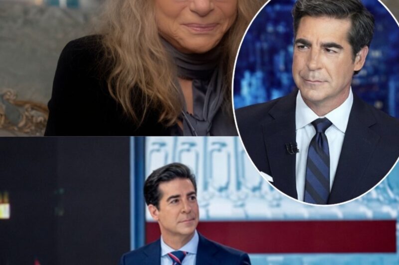 “Barbra Streisand Said Jesse Watters Should Be ‘Silenced’ — Then He Read Her Words Live on TV”
