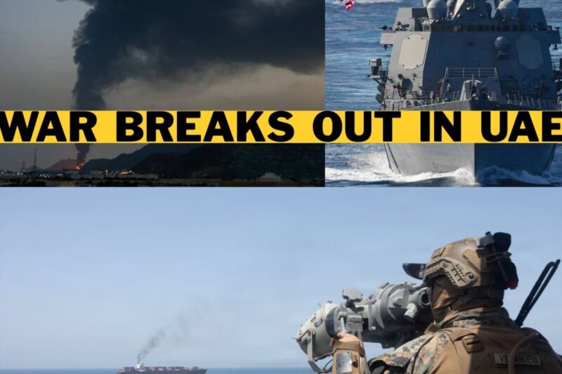 IRGC Launch WAR On UAE – Missiles From Iran Target Dubai – U.S. Navy Enter Hormuz