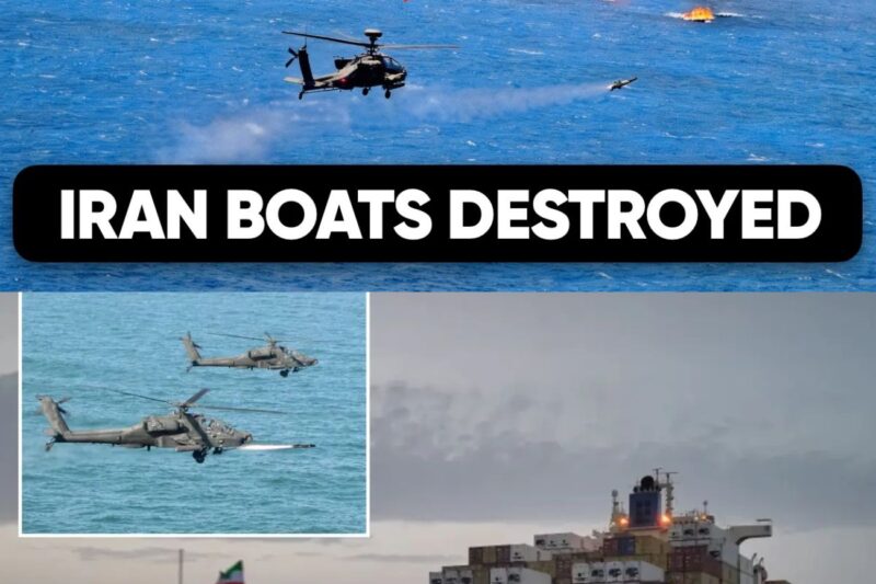 US Forces SINK Iranian Boats Targeting US Warships in Strait of Hormuz