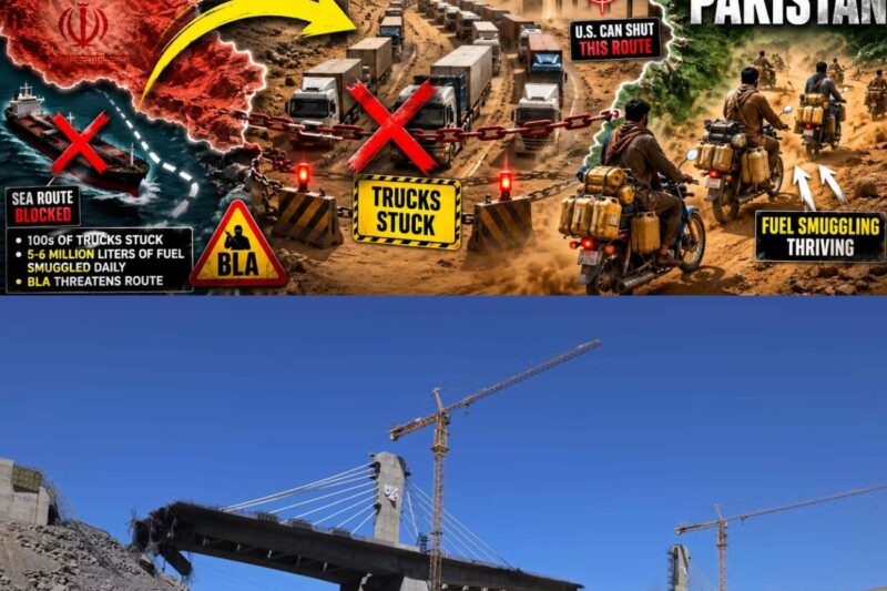 Iran’s Land Bridge Is Gone—Hundreds Trucks Stuck as US Shuts Down Border Crossings