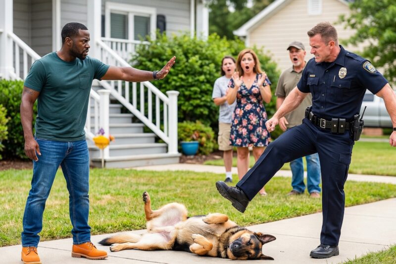 Cop Kicks Black Man’s “Dangerous” Dog—Unaware He’s An Off-Duty FBI Agent 