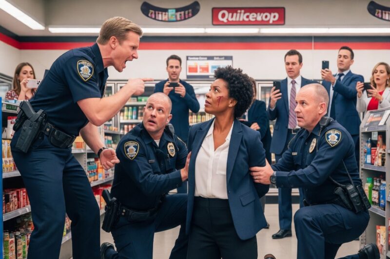Cops Mocked Black Woman at Gas Station—Gasps Echoed as He Declared “I’ll Be the Judge for Your Case” 