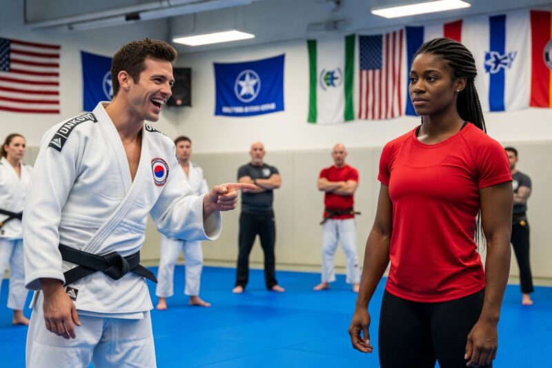 Black Belt Dared a Black Woman to Fight “for Fun” — Seconds Later, the Dojo Went Silent 