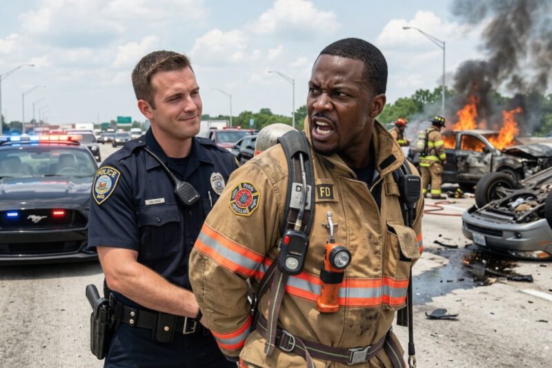 Cop Arrests Firefighter At Car Crash—10 Minutes Later He’s Begging For His Career 