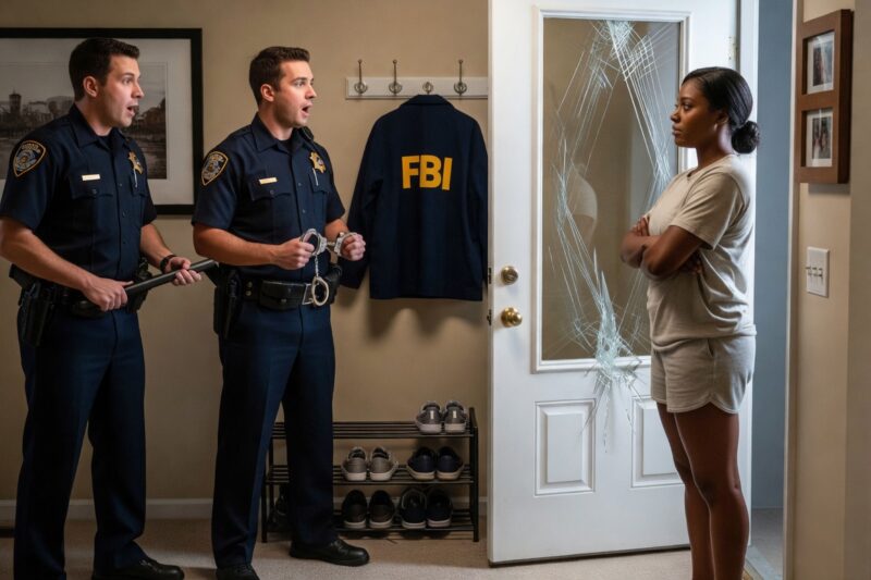 Cops Kick In a Black Woman’s Door at 2AM — Then They Notice Her FBI Jacket on the Wall and Go Silent 