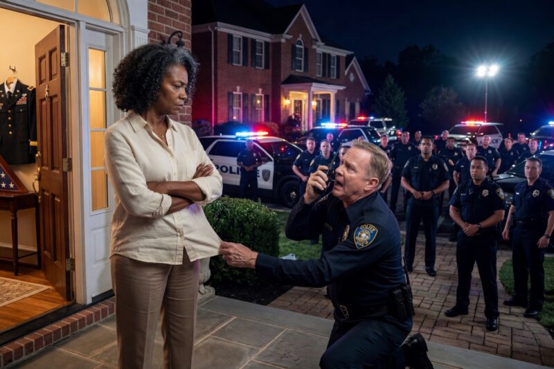 30 Cops Targeted Black Woman’s Home — Went Pale When Pentagon Said “She Outranks Your Mayor” 