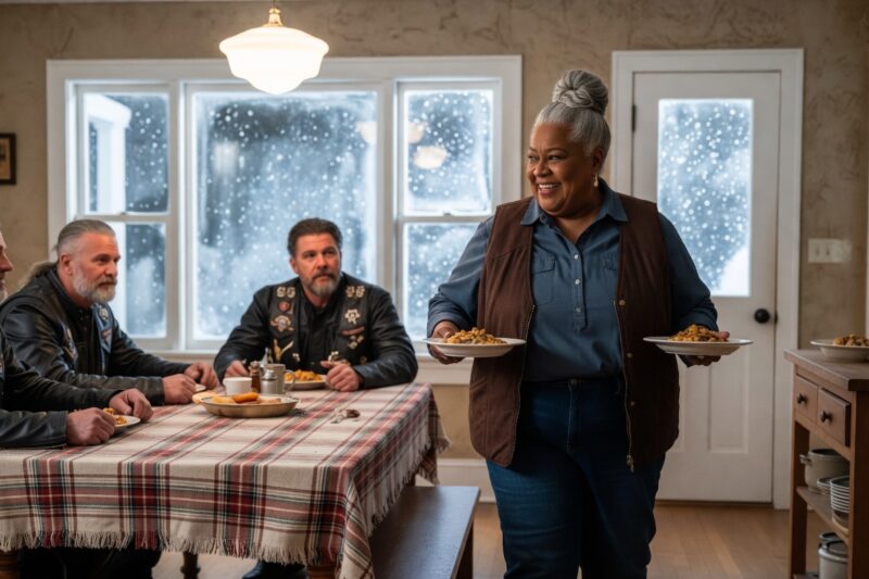 Black Grandma Saves 9 Hells Angels From Blizzard — What They Did Next Morning Left Her in Tears 