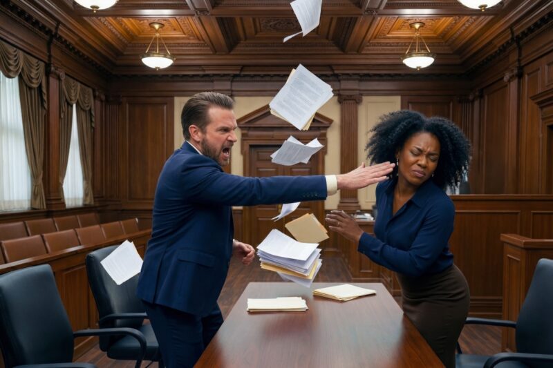 Husband Humiliated Black Wife in Court — Entire Room Gasped When Her Mother Entered as Judge