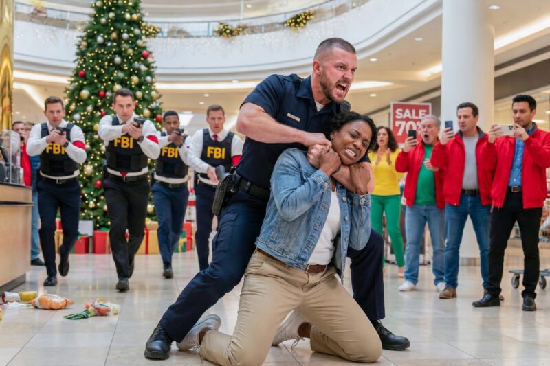 Cop Choked Black Woman in Mall — Seconds Later, Federal Agents Surrounded Him 