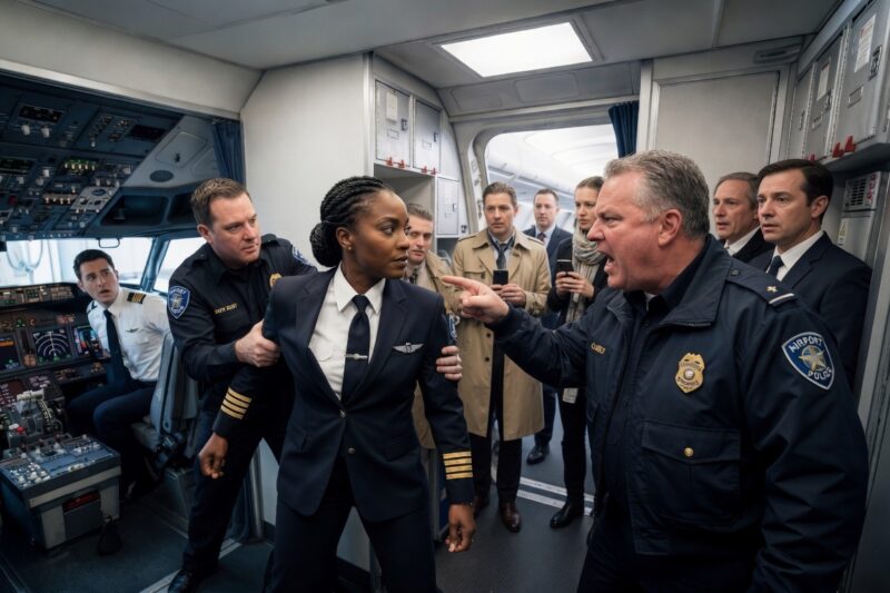 Security Dragged Black Pilot from Cockpit — What She Did Next Left Entire Airline Speechless 