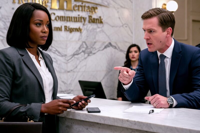 Black CEO Kicked Out of Her Own Bank — Her Legal Team Storms In Hours Later 