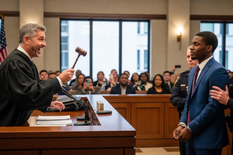 Judge Laughs at Black Teen — Courtroom Freezes When He Starts Speaking Like a Top Attorney