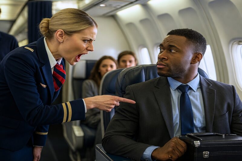 Black CEO Kicked Out of VIP Seat for White Passenger —Froze When He Fired Them All Instantly