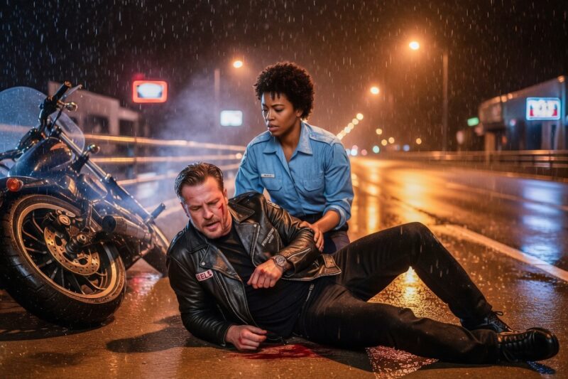 Homeless Black Girl Saved a Hell’s Angel During a Crash — Not Knowing He Was a Billionaire! 