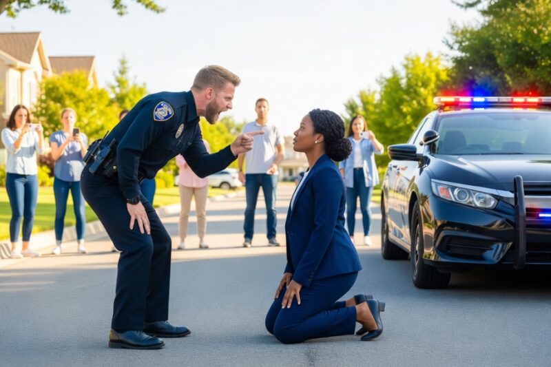 Cop Forces Black Woman to Kneel on the Road — Then Freezes When She Reveals She’s a U.S. Colonel 