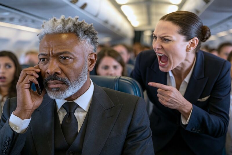 Black CEO Kicked Out of VIP Seat for White Passenger —Froze When He Fired Them All Instantly