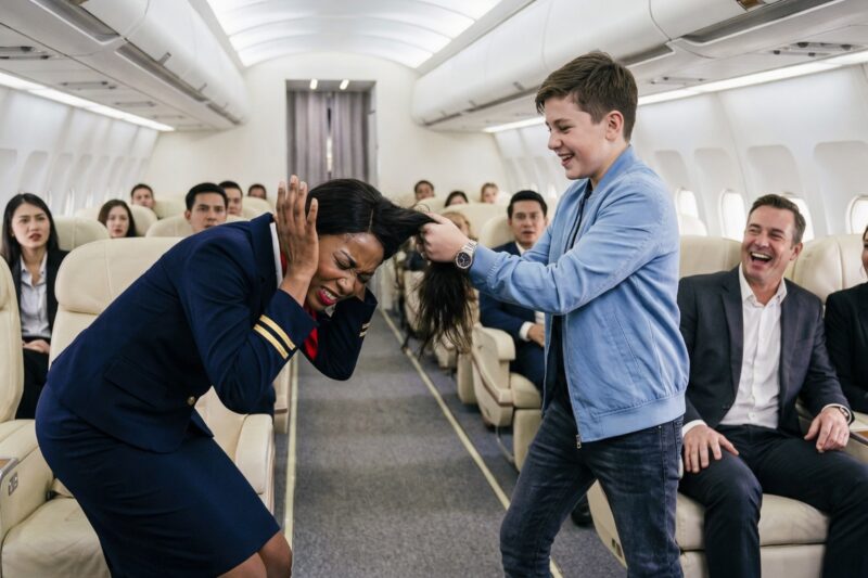 Rich Brat Humiliates Black Flight Attendant, Parents Laugh—Until They’re BANNED From Flying…