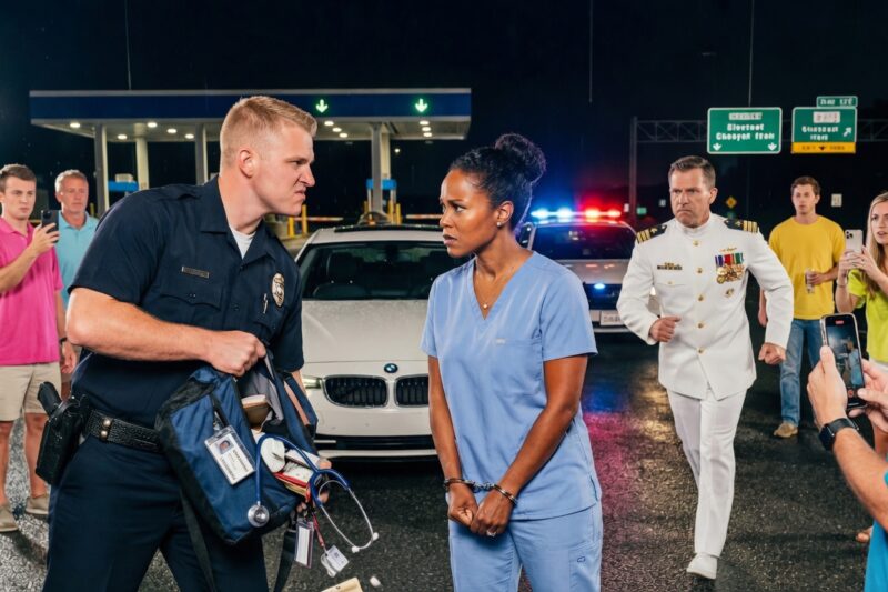 Instant Regret: Cops Handcuffed a Black Doctor in Scrubs—Then the Chief Arrived and Said Three Words