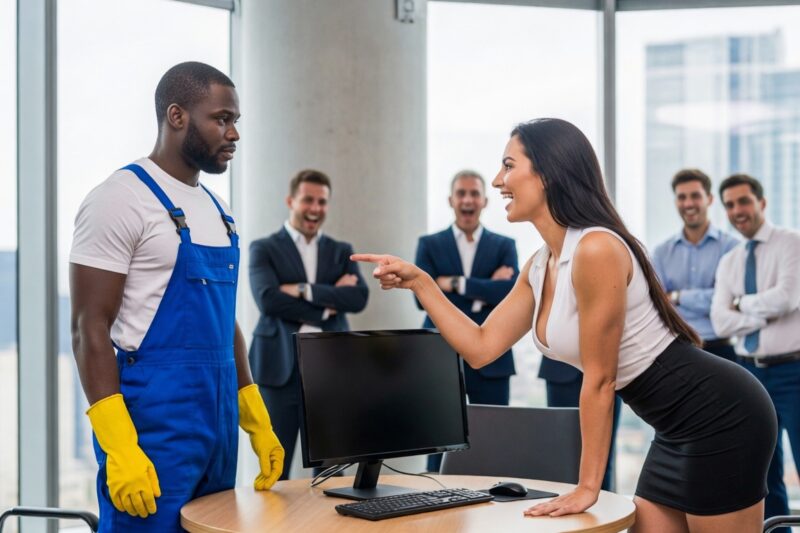Female CEO Mocked a Black Janitor: “Fix This Computer and I’ll Marry You” — Then He Did