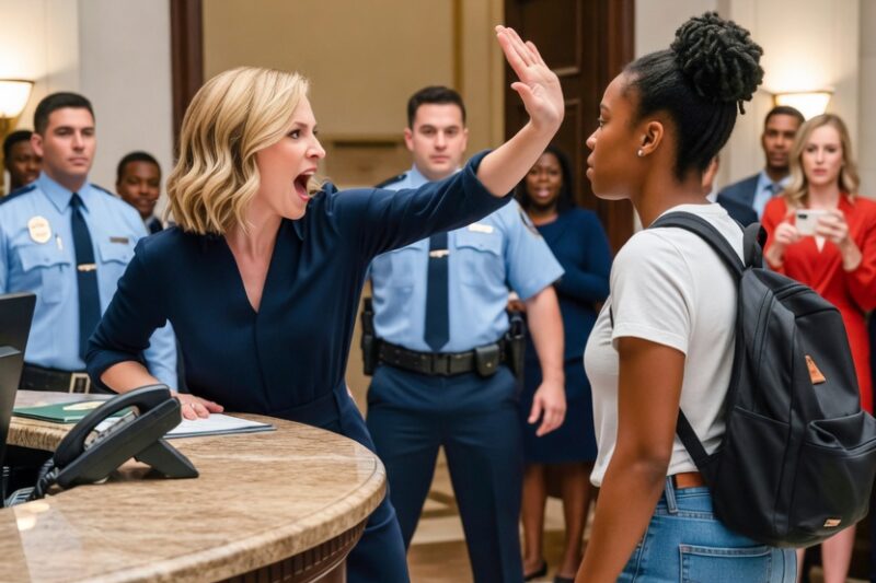 Bank Workers Slapped Black CEO in Disguise — Froze When She Said “I Own This Bank” and Fired Them! 