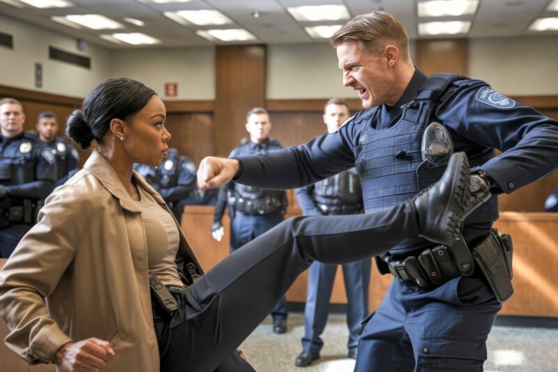 Racist Cop Attacks Black Woman in Court—Without Knowing She’s His New Sheriff! 