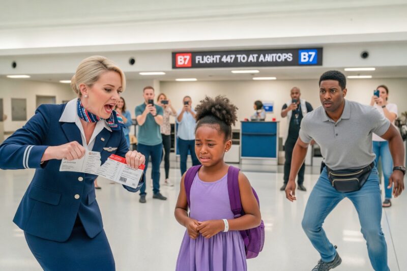 Flight Attendant Kicked Out a Black Sick Girl — Minutes Later, Her Dad Grounded the Plane! 