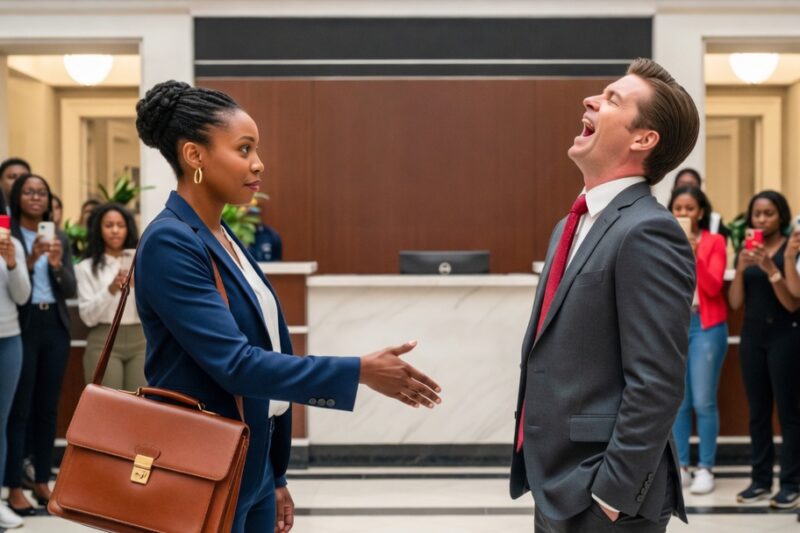 He Laughed “I Don’t Shake Hands with Staff” — Then the Black Woman Pulled $3B from His Bank