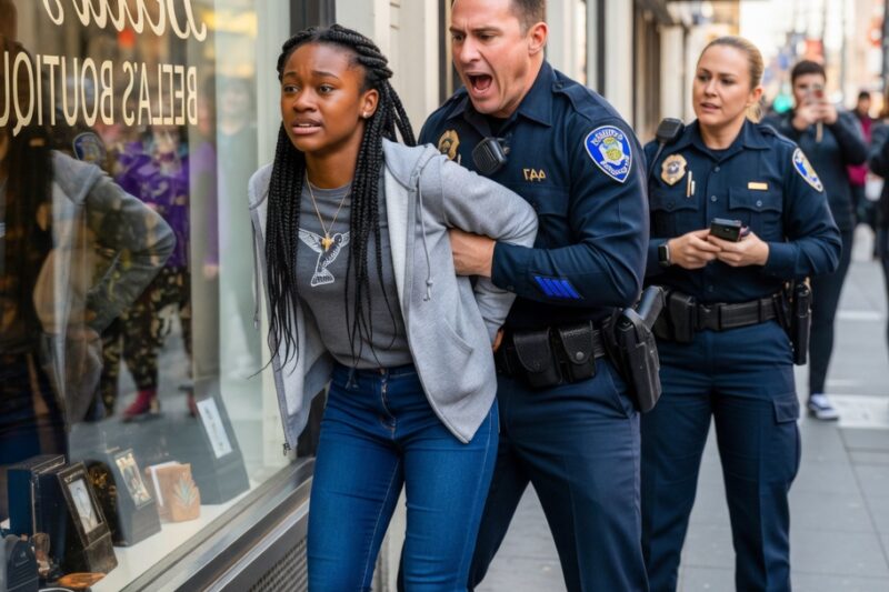 Cops Humiliated Black Girl in Public — The Truth Exploded When Her Governor Dad Arrived! 