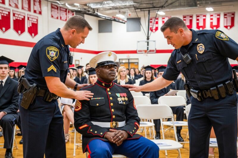 Cops Tried to Remove Black Marine from Son’s Graduation—Until 6 Navy SEALs Stood Up