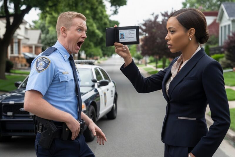 White Police Officer Humiliates Black Woman But Doesn’t Know She Is An Fbi Agent… 