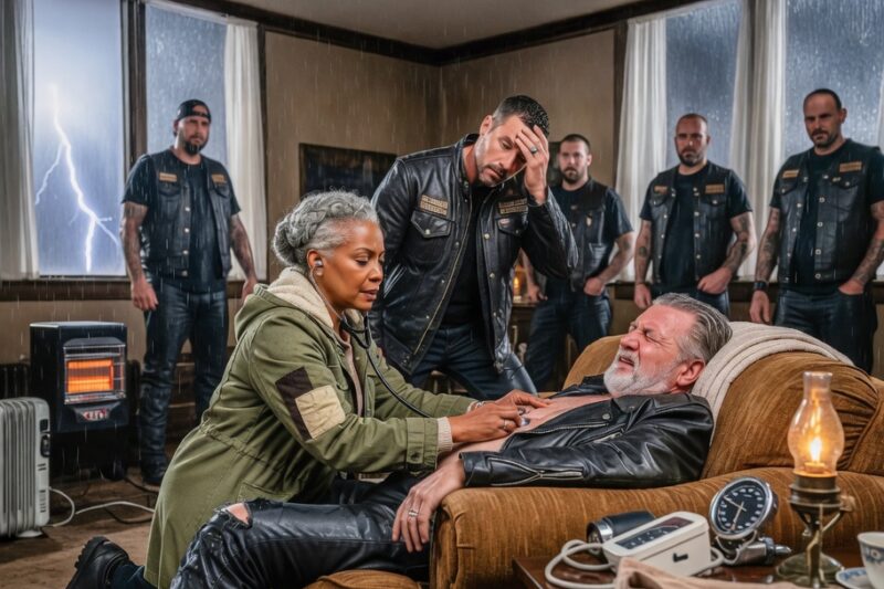 Black Grandma Saved 8 Hells Angels in a Storm — Next Day 100 Bikers Changed Her Life 