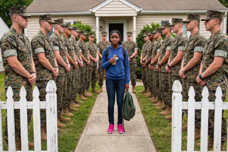 Black Teen Gave Starving Man Last Sandwich—Next Day, 50 Navy SEALS Surround Her 