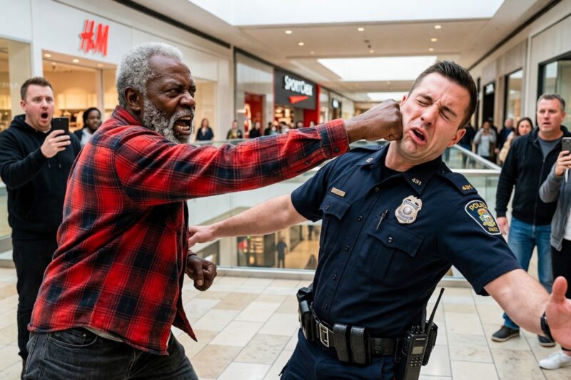 Cop Slapped Elderly Black Man At The Mall—Shocked When He Hit Back, He’s Former Delta Force 