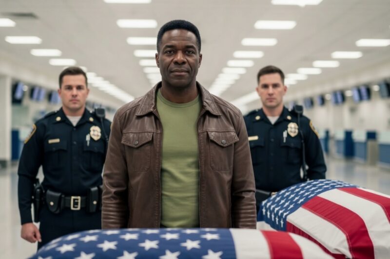 He Was Escorting a Fallen Soldier Home—Cops Stopped Him In The Airport, Big Mistake 