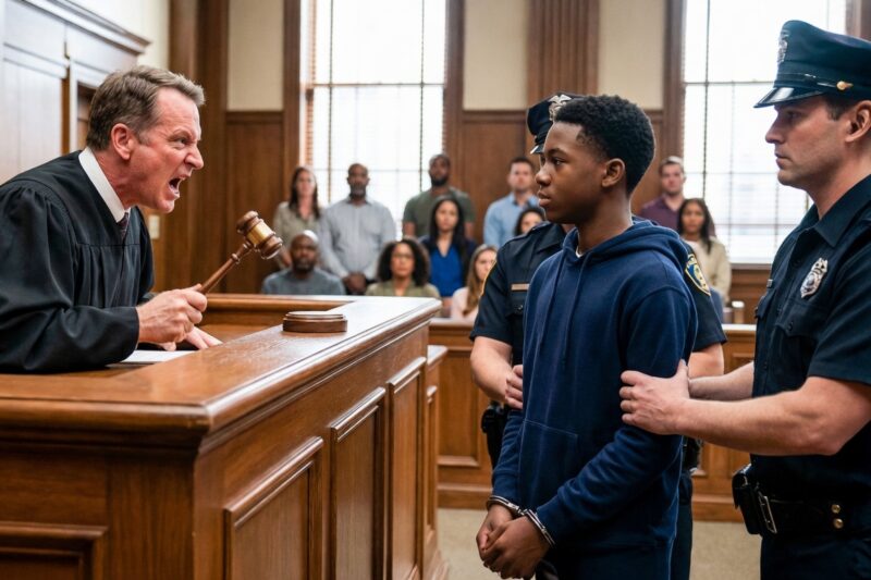Judge Sentences Black Teen to Life in Prison—Freezes When His Dad, The U.S. Attorney General Enters