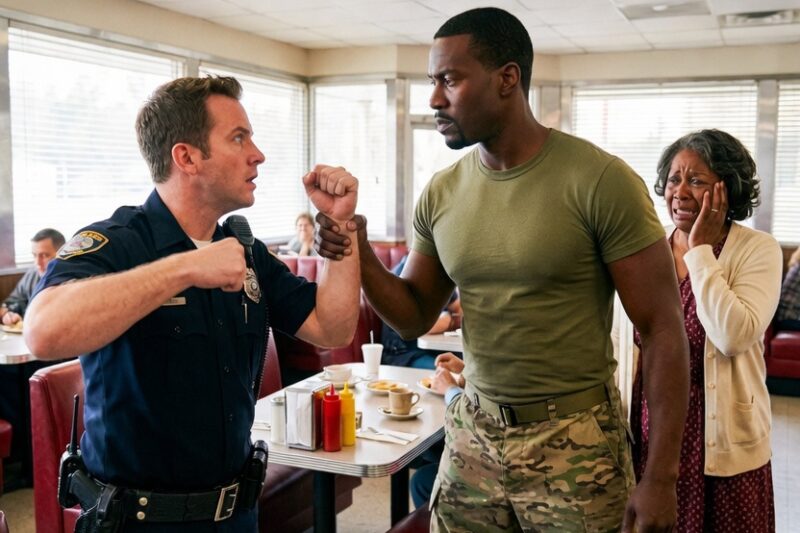 Cop Slapped Elderly Black Woman—Shocked When Her Navy SEAL Son Hit Back 