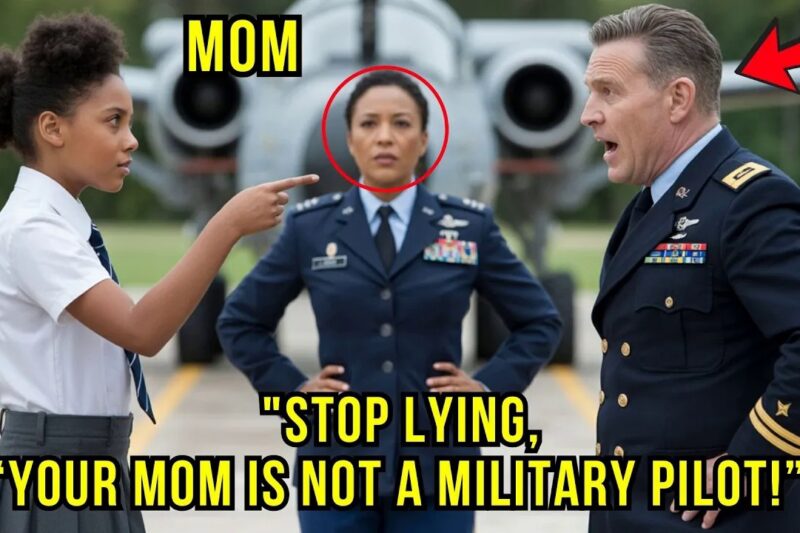 Pilot Laughs at Black Girl for Saying Her Mom Special Forces pilot — Until She Walks Onto The Scene