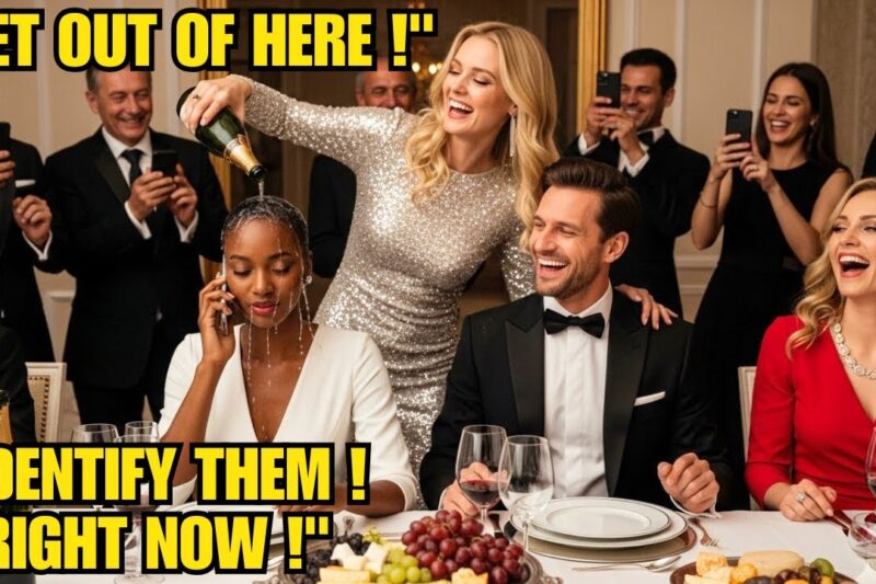 VIP Donor Poured Wine on a Black Woman — Silence Fell as She Declared, “I Own This Auction”