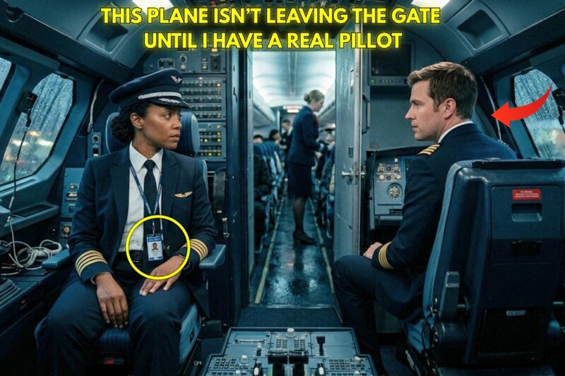pilot refuses to fly with black copilot — minutes later, she fires the entire crew